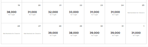 Find Marriott Best Points Redemption Rate - PointsMath