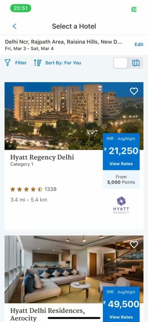 How to Find Hyatt Hotel Category Search