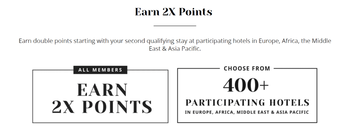 Earn 2x Hyatt Points on Stays