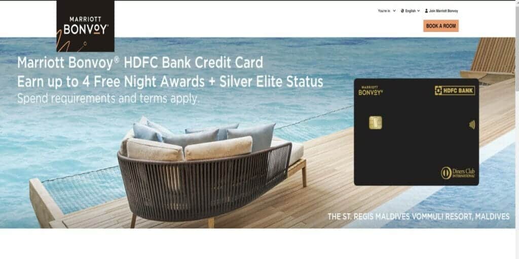 Marriott Bonvoy HDFC Bank Credit Card