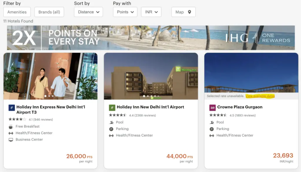 IHG Best Points Redemption