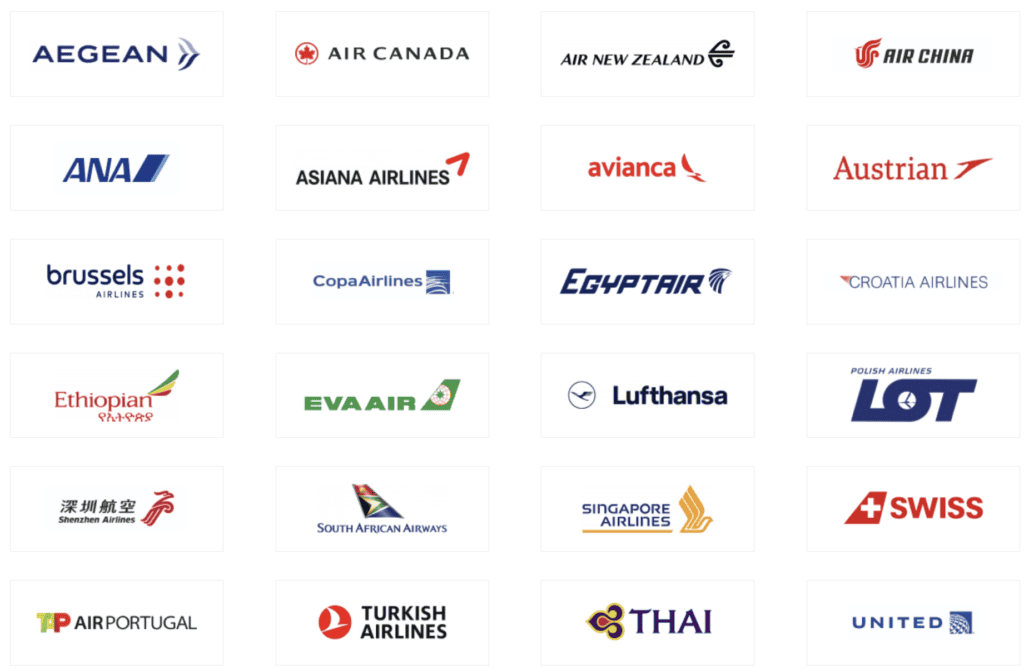 Star Alliance Airlines Except Air India