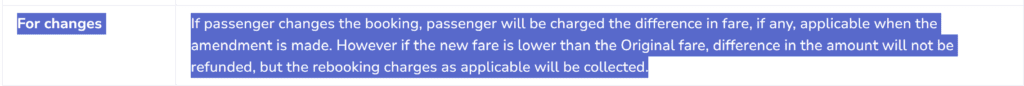 Fare Difference on Rescheduled Award Flights