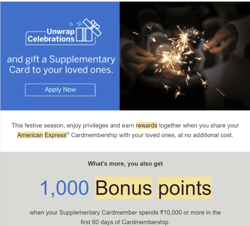 Amex Points on Add-on Cards