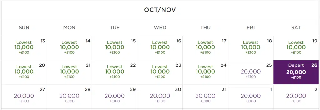 Economy Cabin India to London with Virgin Atlantic Points