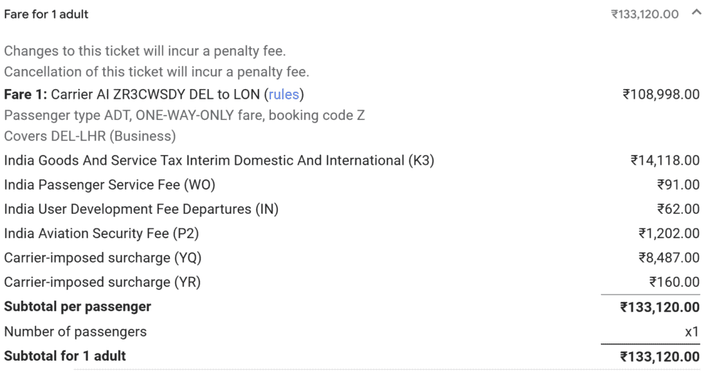 Earning Miles on DEL-LHR Route (Business Class)