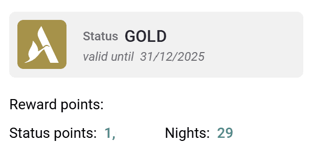 ALL Gold Elite Status