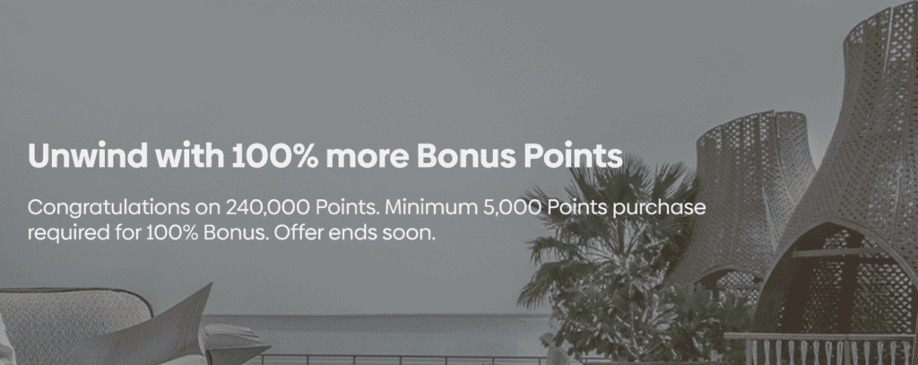 Buy Hilton Honors Points during Promotions