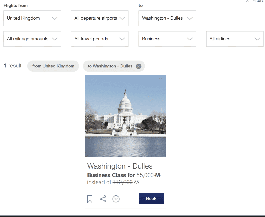 Miles & More Mileage Bargains From UK to US in Business Class for 55K Miles  (SWISS)