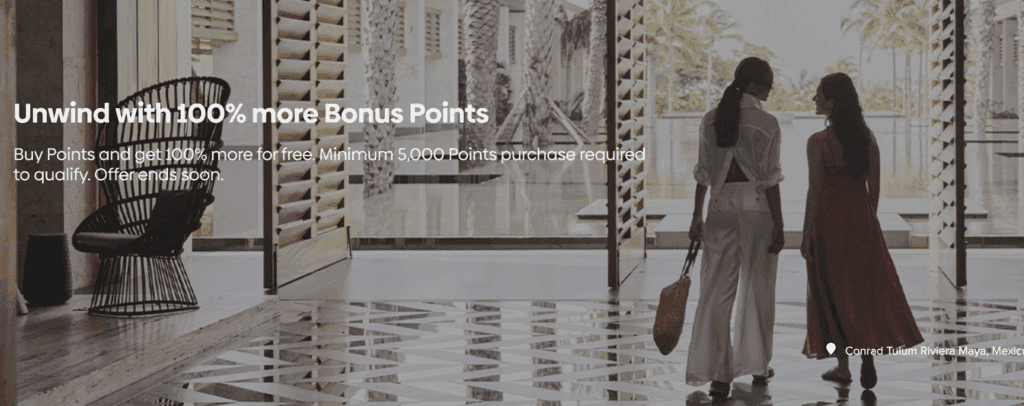 Buy Hilton Honors Points during Promotions