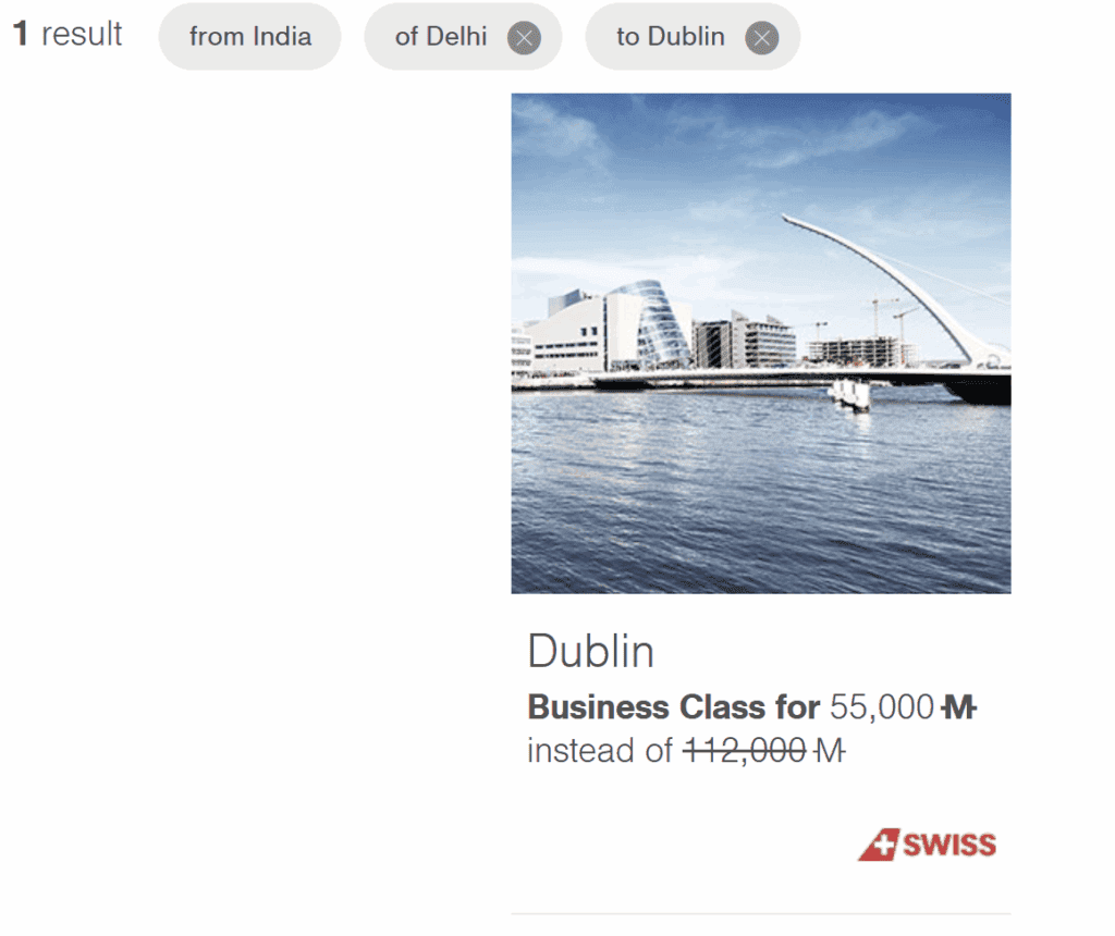 Miles & More Mileage Bargains to Ireland from Delhi