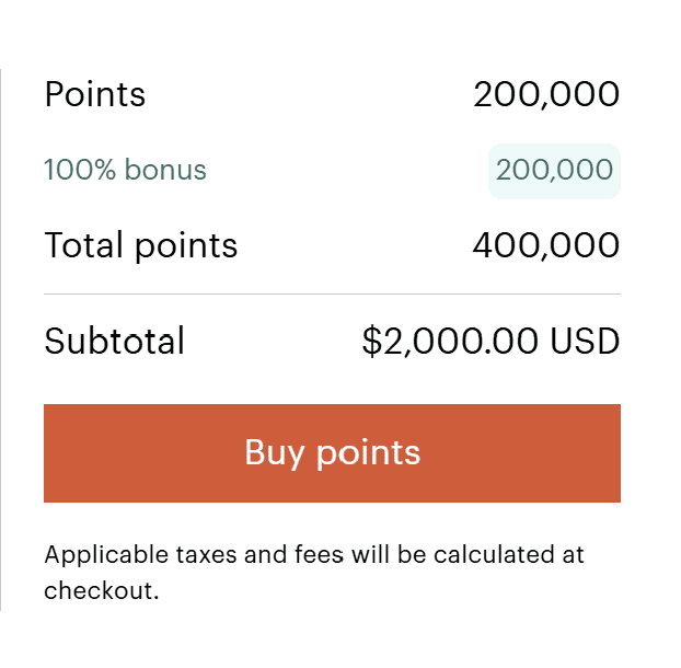 Buy IHG Points with Bonus Promotion