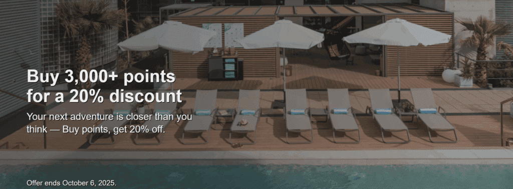 Buy Hyatt Points during the Promotion
