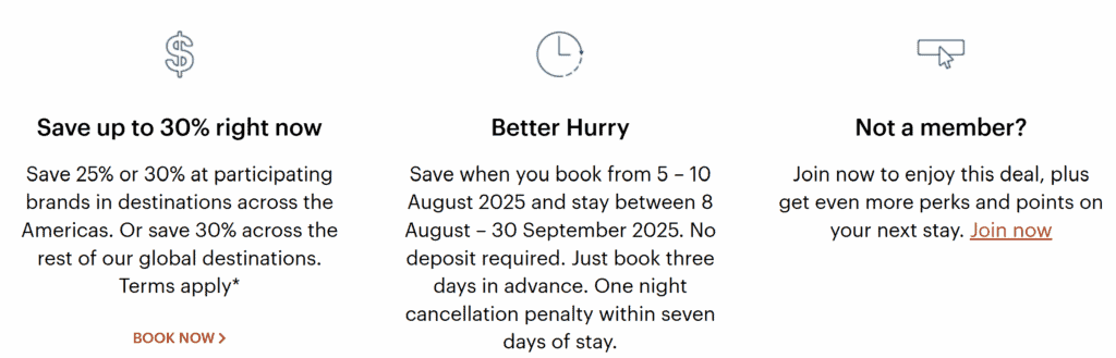 IHG Flash Sale Promotion