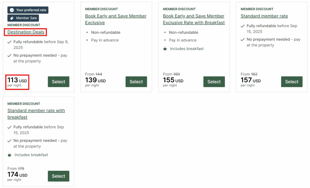 IHG Flash Sale Promotion