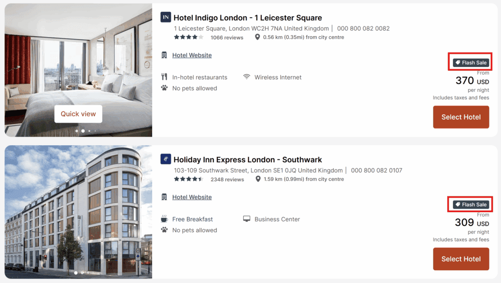 IHG Flash Sale Europe