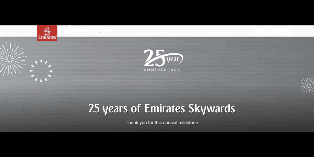 Earn 25% Bonus Emirates Skywards Miles with Partners