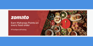 Earn Air India Points on Zomato