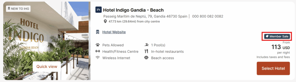 IHG Autumn Promotion