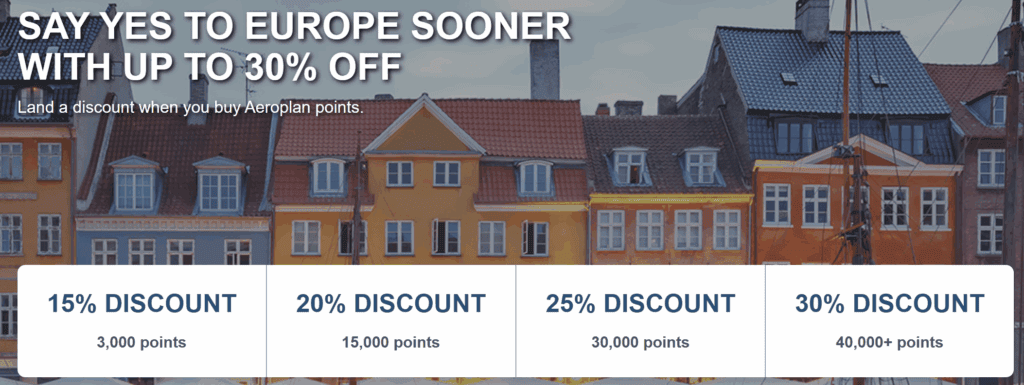 Buy Air Canada Aeroplan Points with up to 30% Discount [1.74¢ or ₹ 1.55/Point]