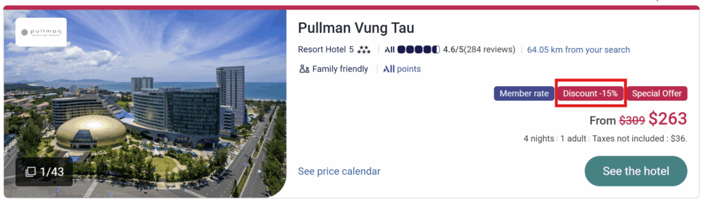 Accor Hotel Escape Sale Promotion: Save Up to 15%