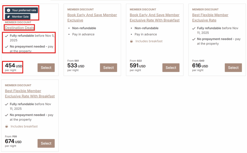 IHG Destination Deals Promotion