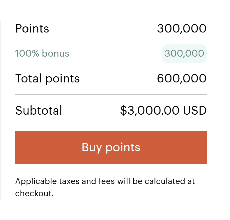 Buy IHG Points with Bonus