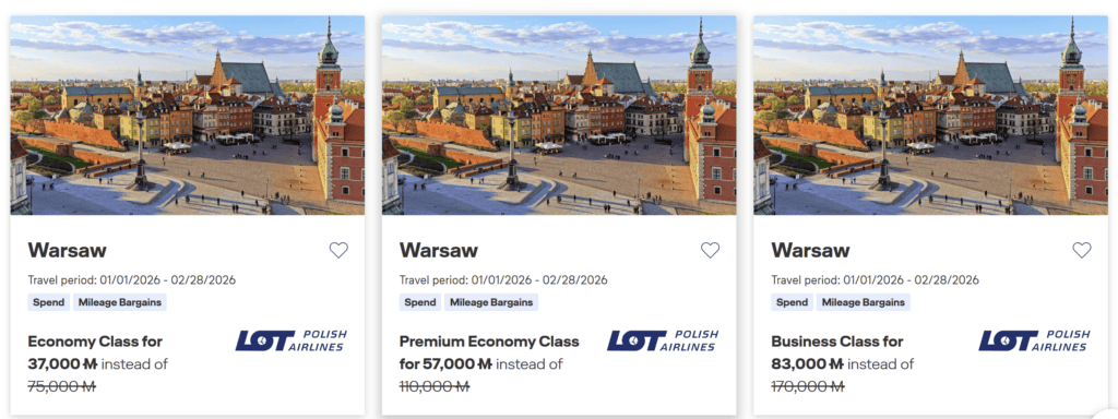 Fly From Poland to South Korea with Miles & More Mileage Bargains