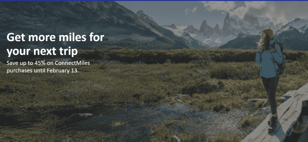 Buy Copa Airlines ConnectMiles with up to 45% Discount