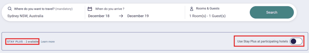 Two Free nights stay with buy-one-get-one-free Accor+ Explorer