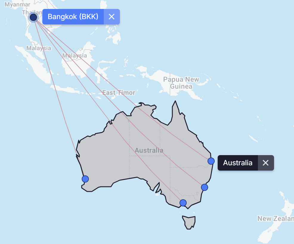 BKK-Australia Flights