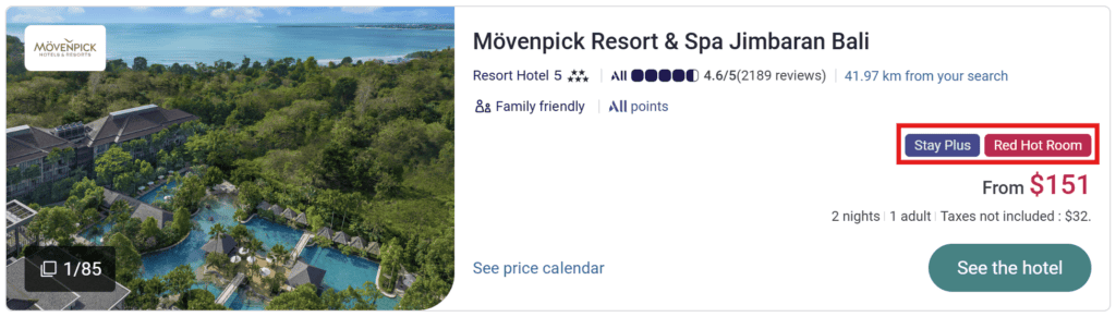 Stay Plus with Red Hot Room rate