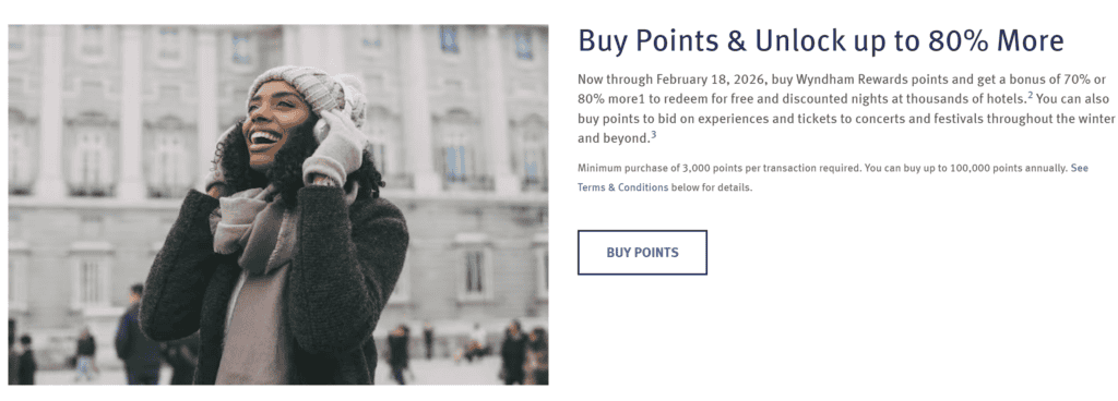 Buy Wyndham Reward Points Promotion