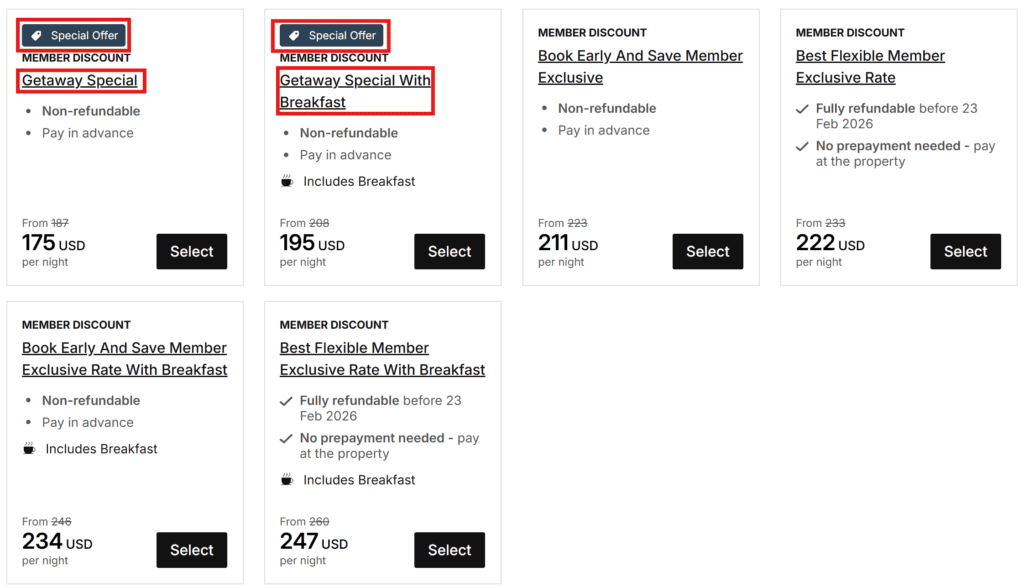 IHG Your Year of Travel Sale Getaway Special