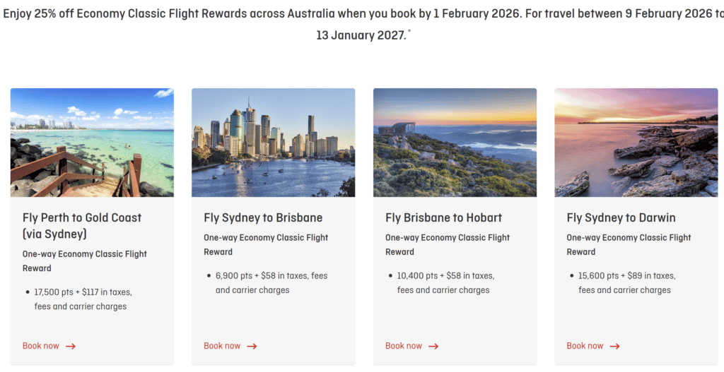 Qantas Award Discount